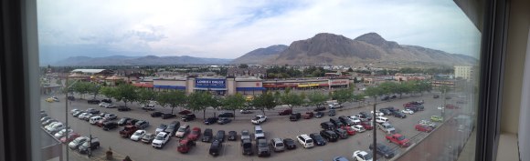 Kamloops: View from our hotel room